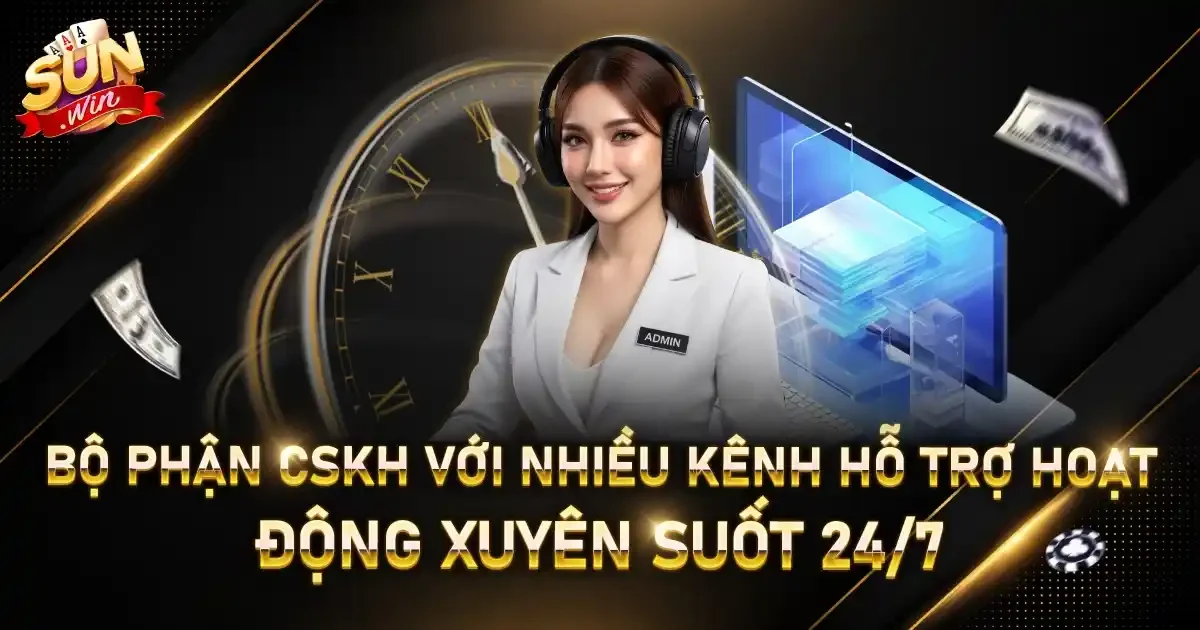 Bộ phận CSKH với nhiều kênh hỗ trợ hoạt động xuyên suốt 24/7