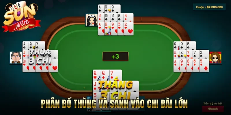 Phân bổ thùng và sảnh vào chi bài lớn
