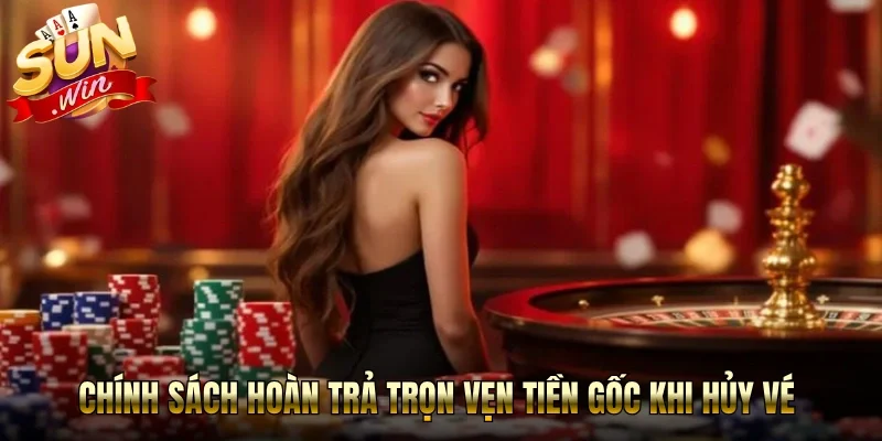 Chính sách hoàn trả trọn vẹn tiền gốc khi hủy vé