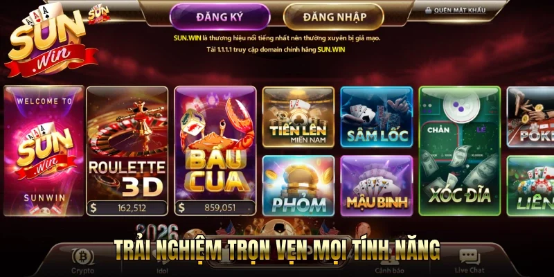 Trải nghiệm trọn vẹn mọi tính năng