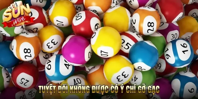 Tuyệt đối không được có ý chí gỡ gạc